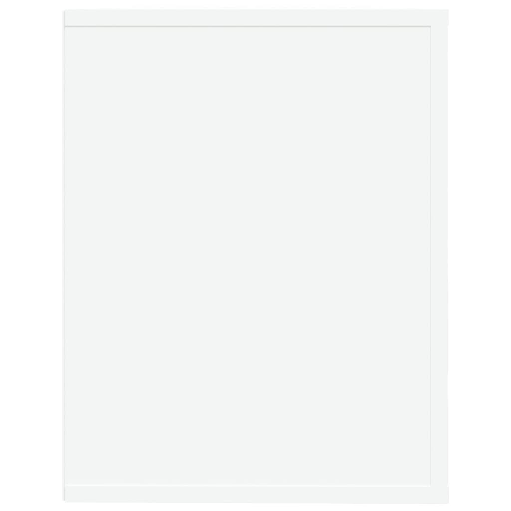 Skostativ Hvid 75x35x45 cm Træmateriale