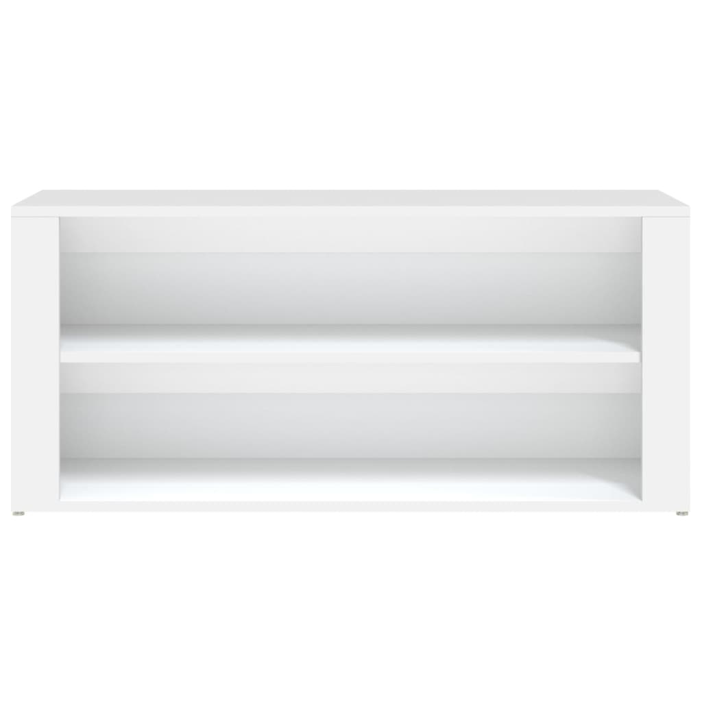Skostativ Hvid 100x35x45 cm Træmateriale