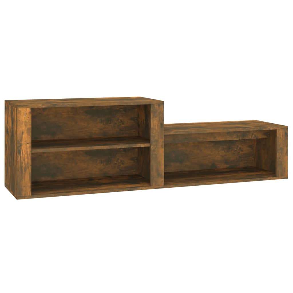 Skoskab Røget Eg 150x35x45 cm Træ Materiale
