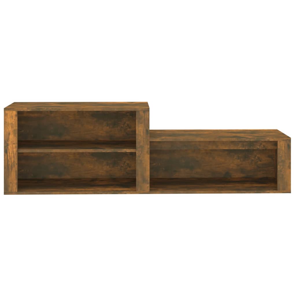 Skoskab Røget Eg 150x35x45 cm Træ Materiale