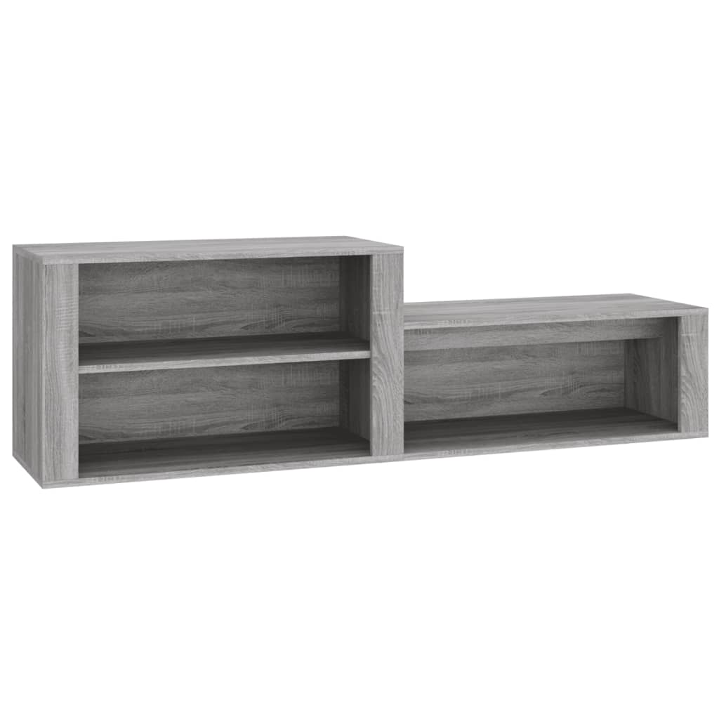 Skoskab Grå Sonoma 150x35x45 cm Træmateriale