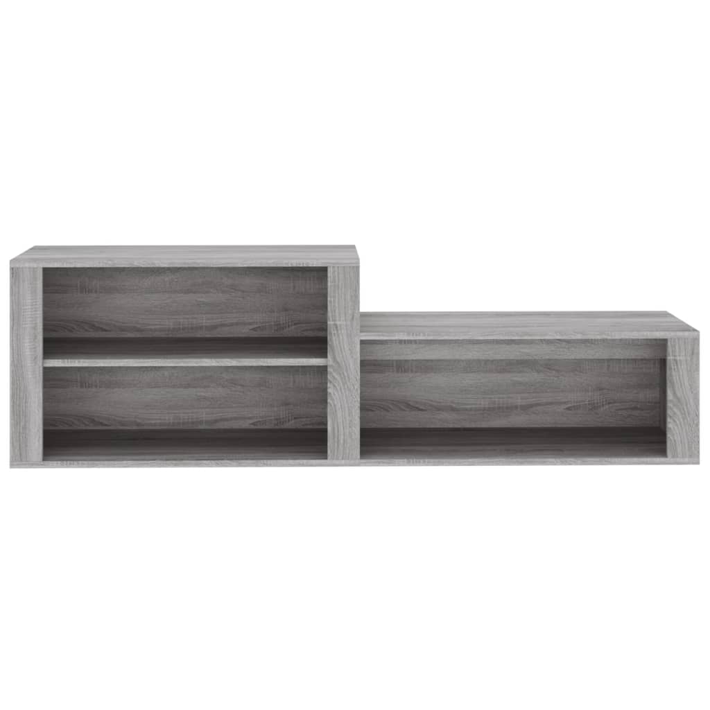 Skoskab Grå Sonoma 150x35x45 cm Træmateriale