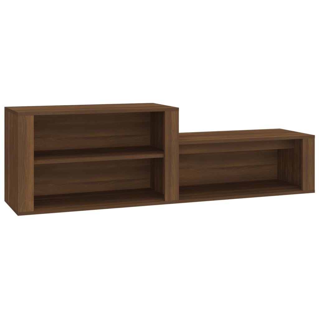 Skoskab Brun Eg Look 150x35x45 cm Træmateriale