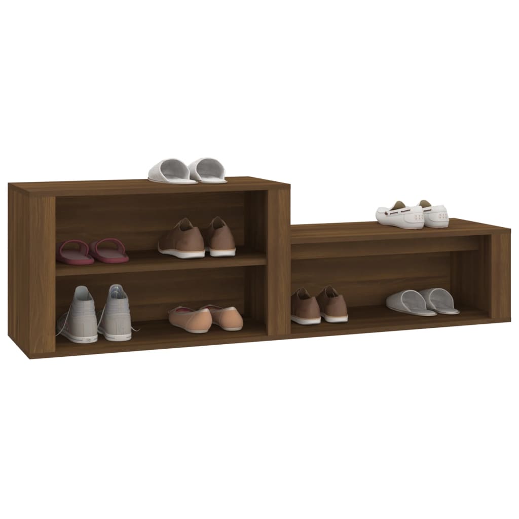 Skoskab Brun Eg Look 150x35x45 cm Træmateriale