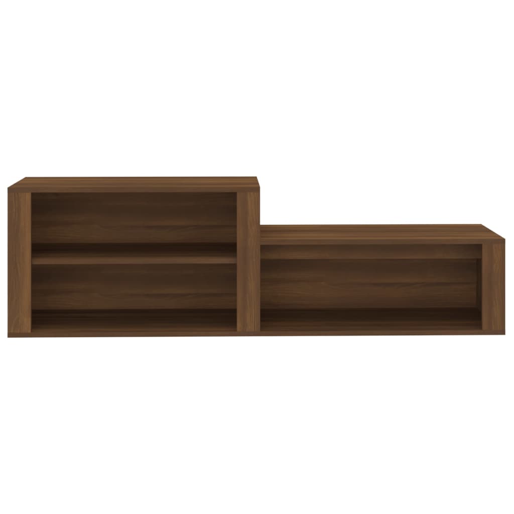 Skoskab Brun Eg Look 150x35x45 cm Træmateriale