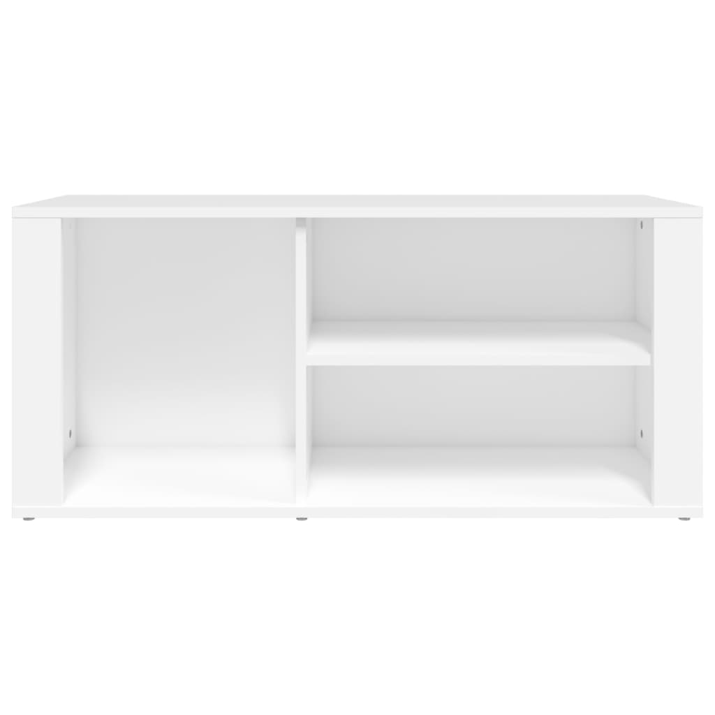 Skostativ Hvid 100x35x45 cm Træmateriale