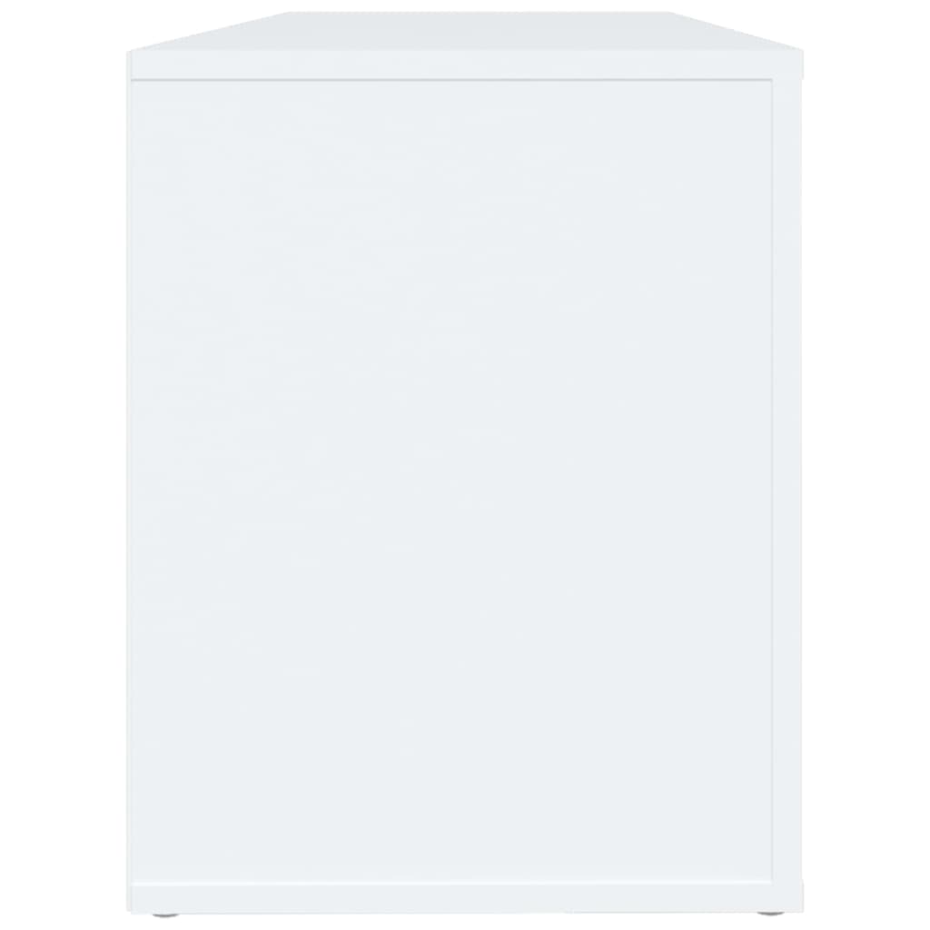 Skostativ Hvid 100x35x45 cm Træmateriale