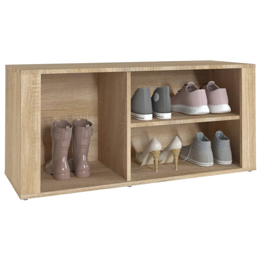 Skostativ Sonoma eg 100x35x45 cm træmateriale