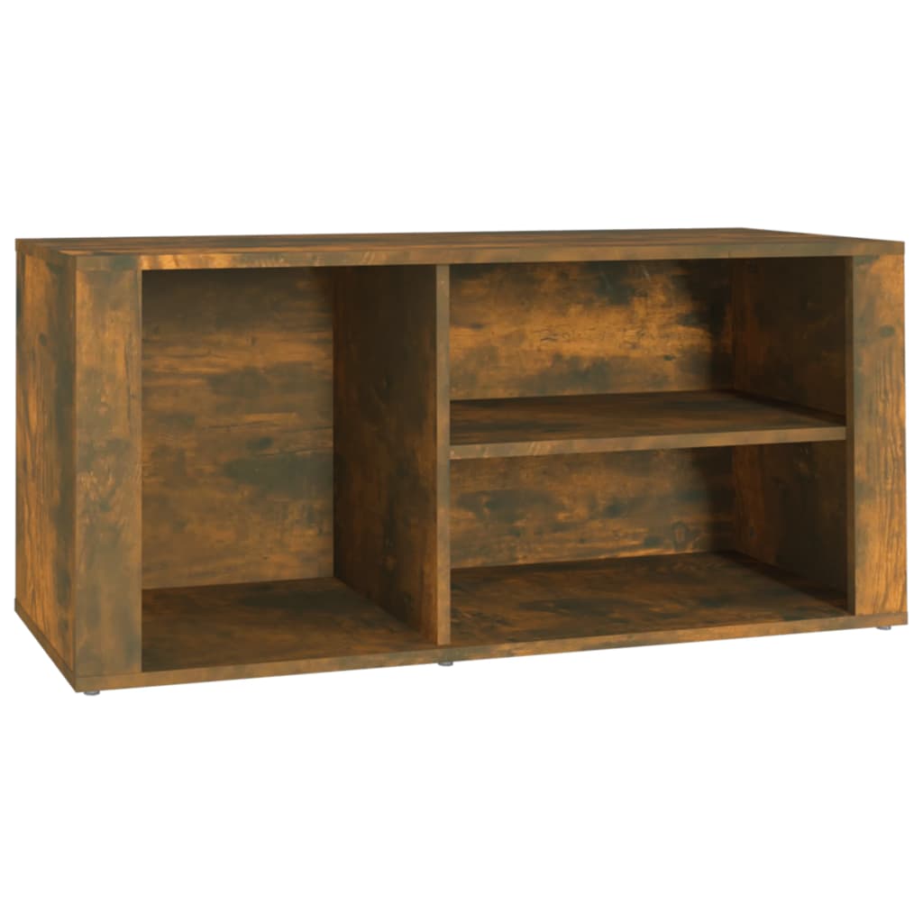 Skostativ røget eg 100x35x45 cm træmateriale