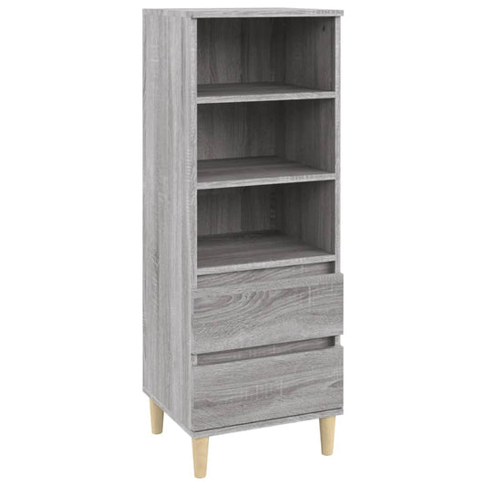 Highboard Grau Sonoma 40x36x110 cm Holzwerkstoff