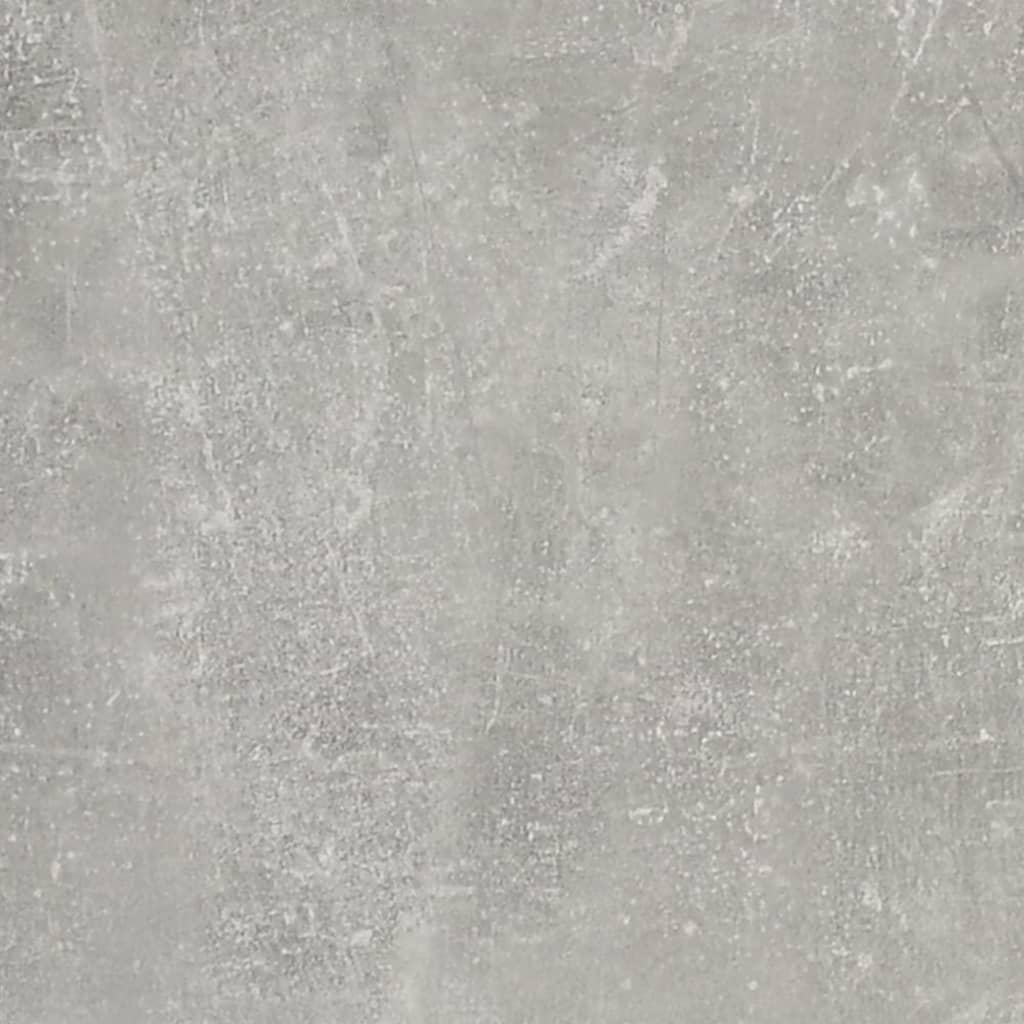 Sengeborde 2 stk Betongrå 40x35x50 cm