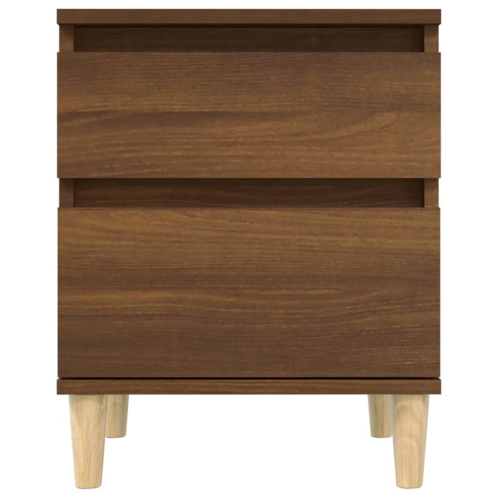 Sengebord brun eg look 40x35x50 cm