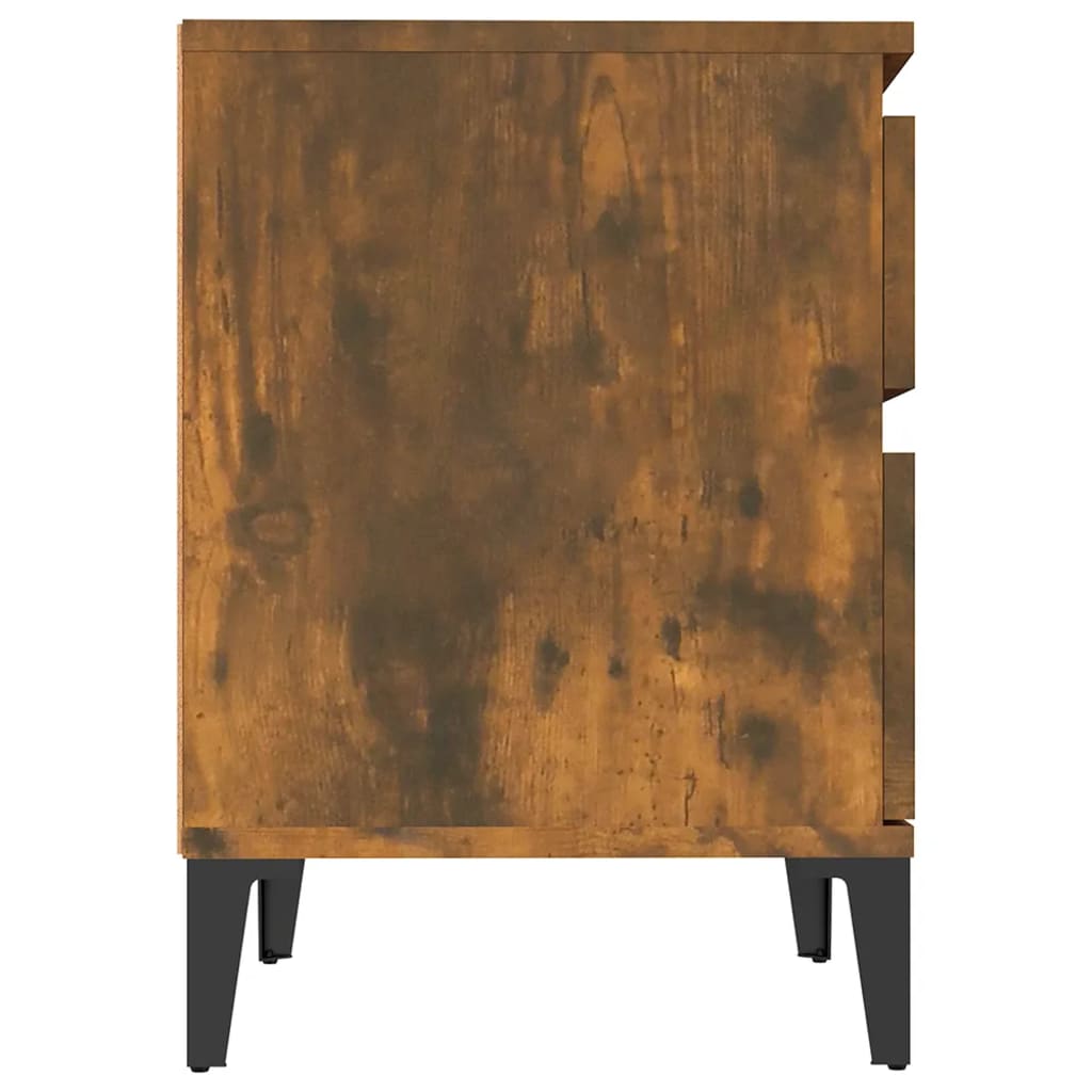 Sengebord røget eg 40x35x50 cm
