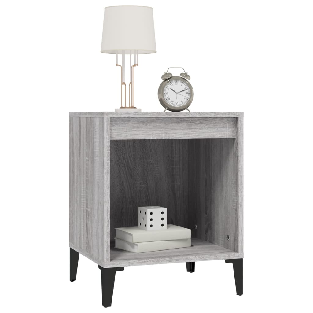 Nachttisch Grau Sonoma 40x35x50 cm