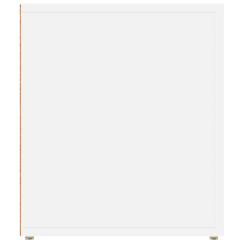 TV-skab Hvid 100x35x40 cm Træ Materiale