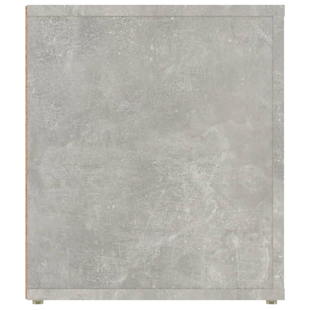 TV-møbel betongrå 100x35x40 cm træmateriale