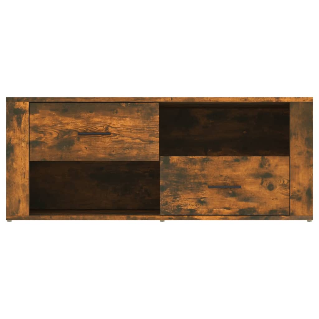 TV-møbel røget eg 100x35x40 cm træmateriale