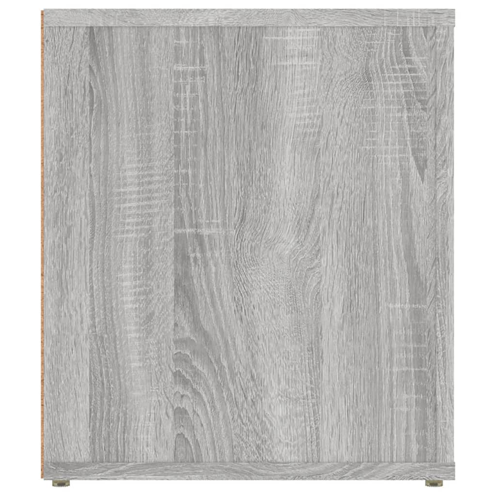 TV-skab Grå Sonoma 100x35x40 cm Træ Materiale