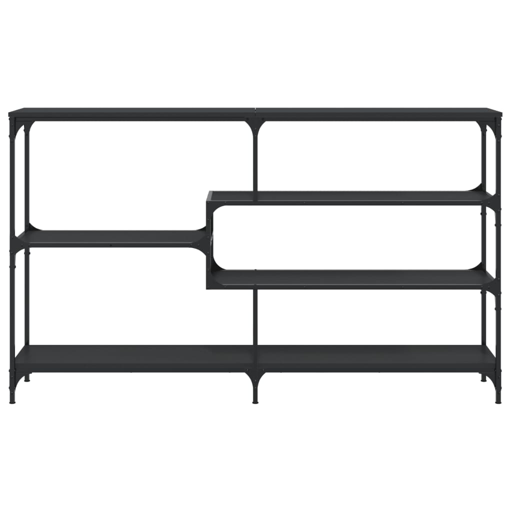 Konsolbord Sort 160x32x95 cm Træmateriale