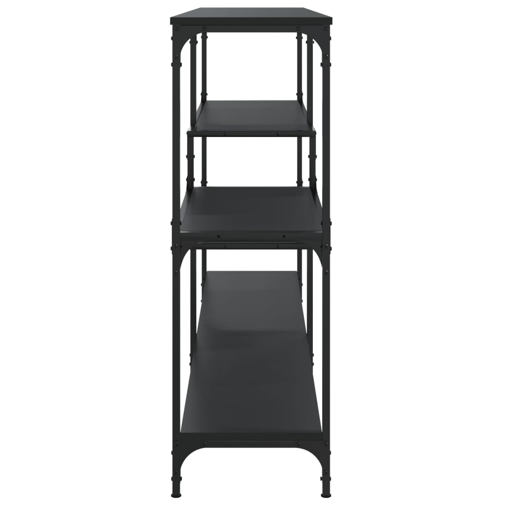 Konsolbord Sort 160x32x95 cm Træmateriale