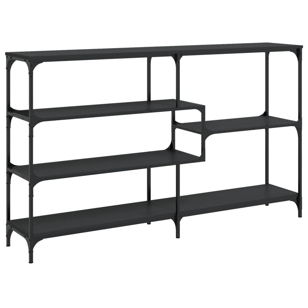 Konsolbord Sort 160x32x95 cm Træmateriale