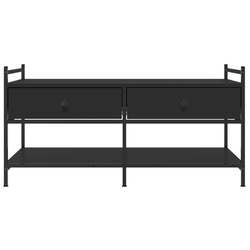Sofabord Sort 99x50x50 cm Træ Materiale