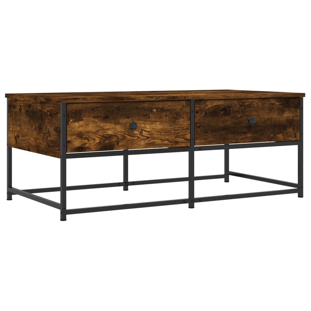 Sofabord røget eg 100x51x40 cm træmateriale