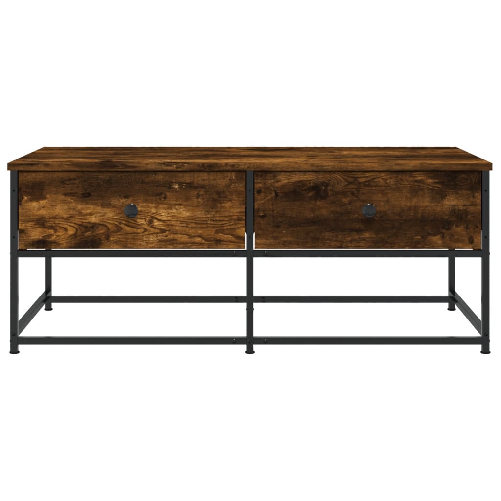 Sofabord røget eg 100x51x40 cm træmateriale