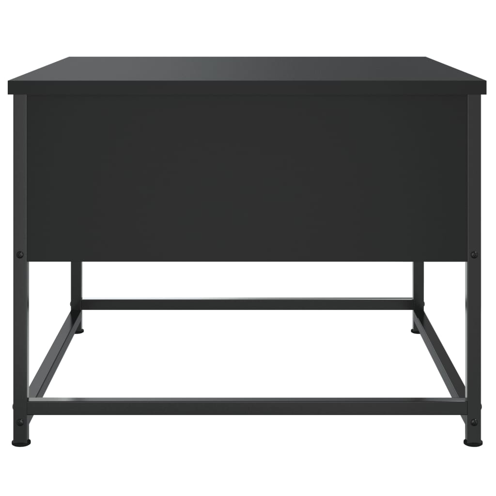Sofabord Sort 51x51x40 cm Træ Materiale