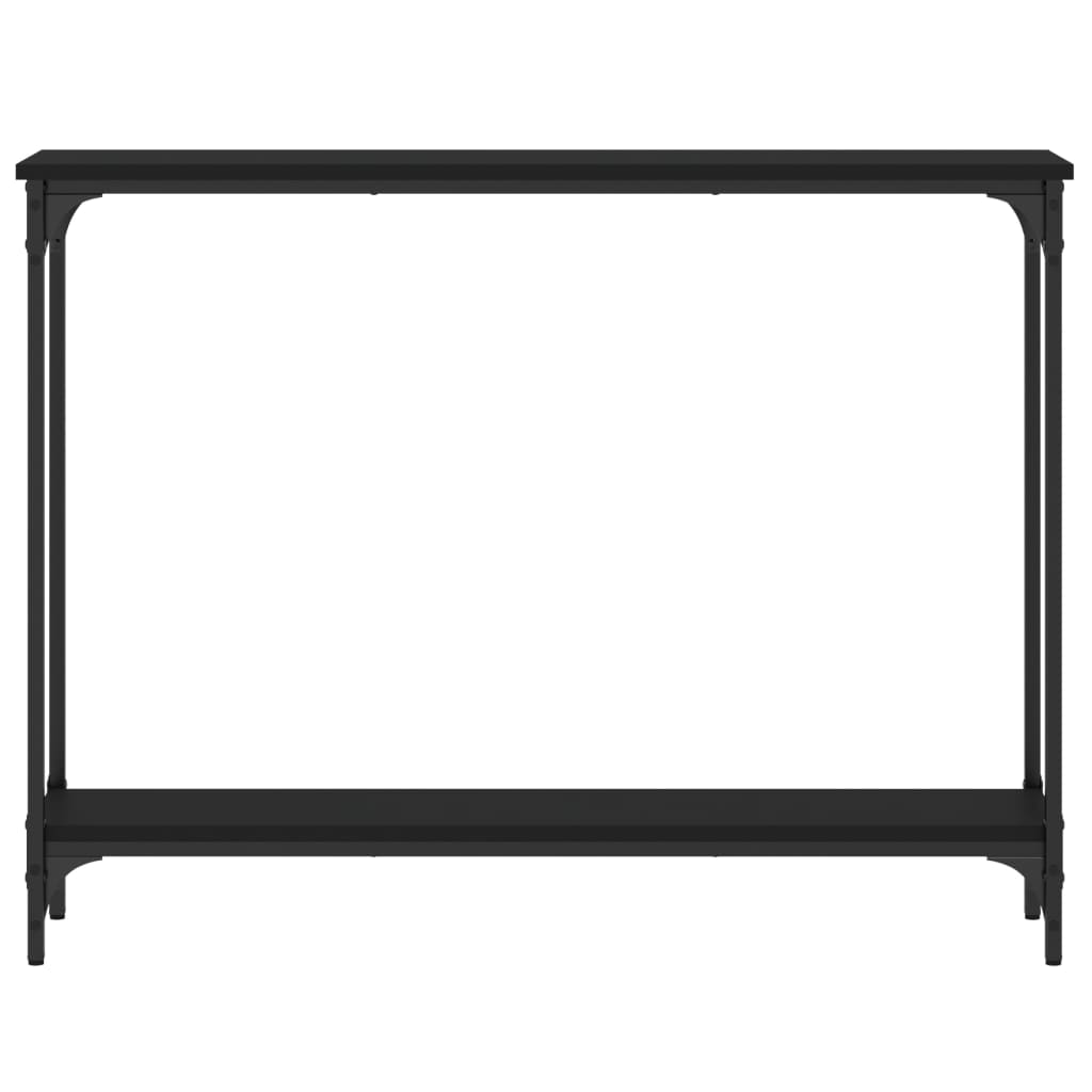 Konsolbord Sort 100x22,5x75 cm Træmateriale