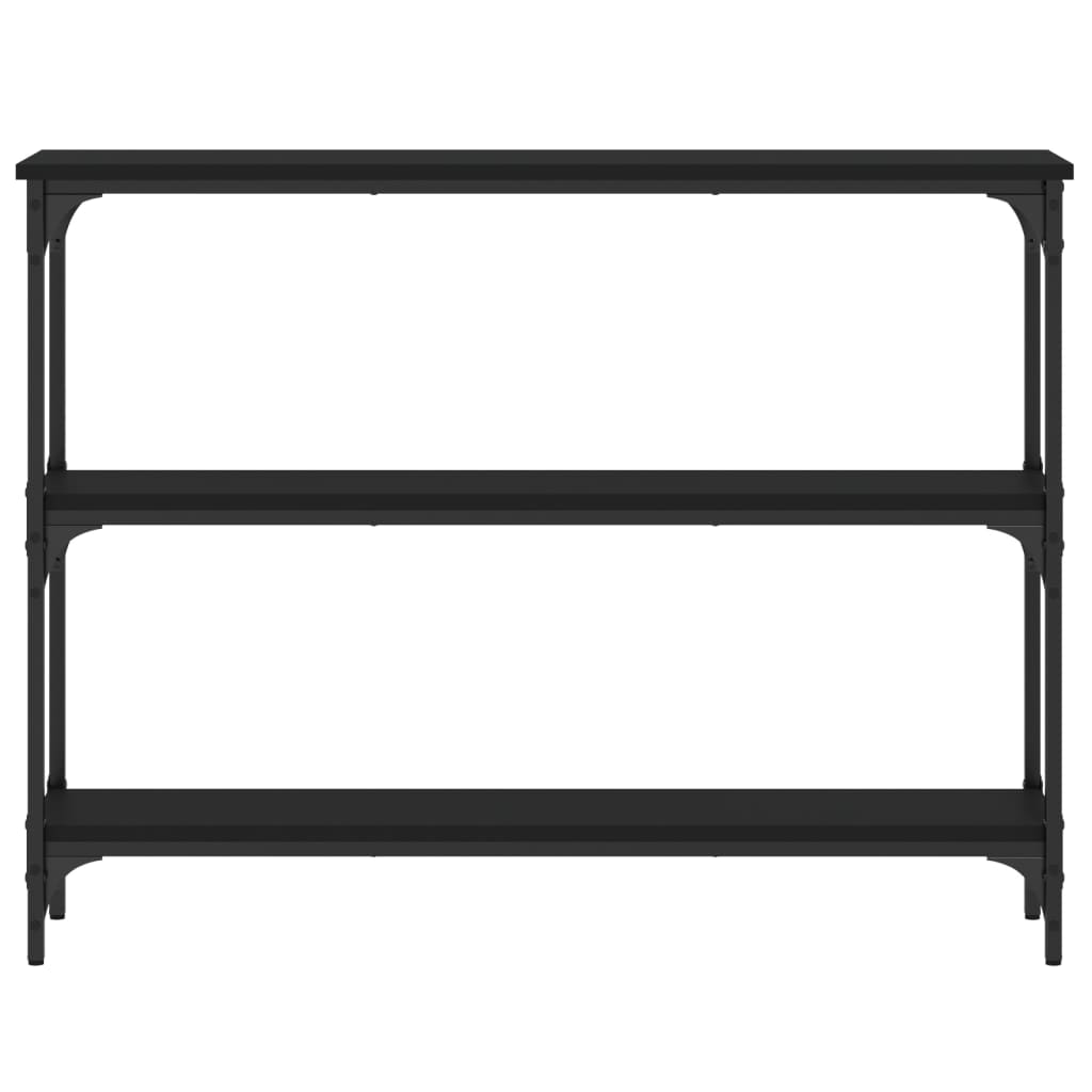 Konsolbord Sort 100x22,5x75 cm Træmateriale