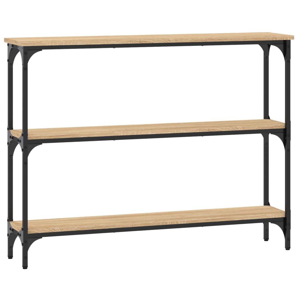 Konsolbord Sonoma eg 100x22,5x75 cm træmateriale