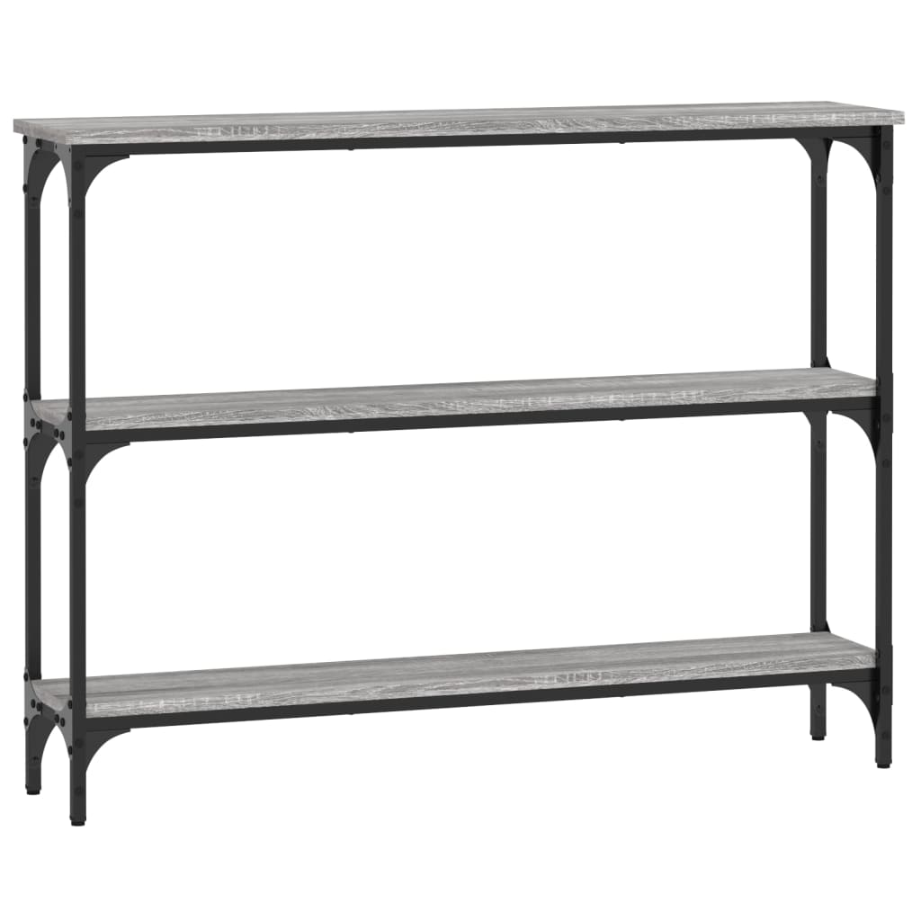 Konsolbord Grå Sonoma 100x22,5x75 cm Træmateriale