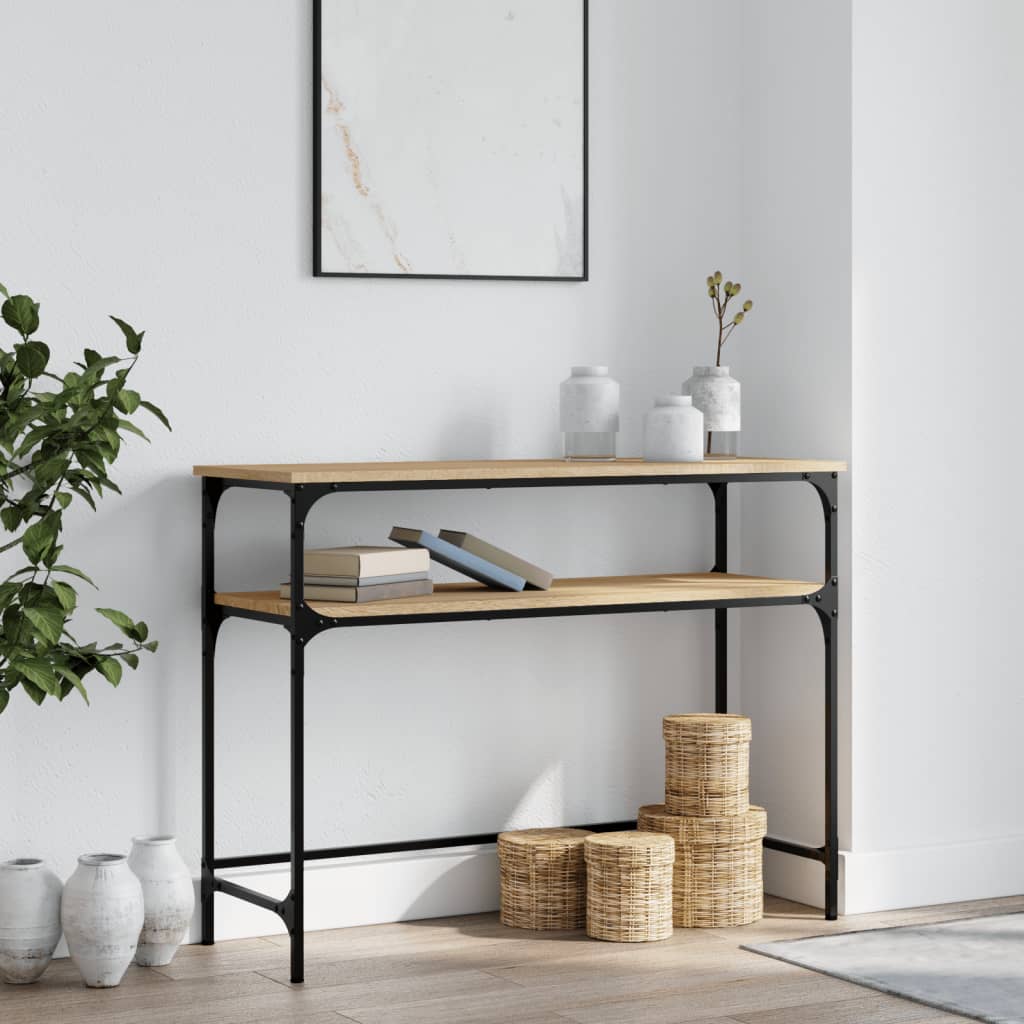 Konsolbord Sonoma eg 100x35,5x75 cm træmateriale