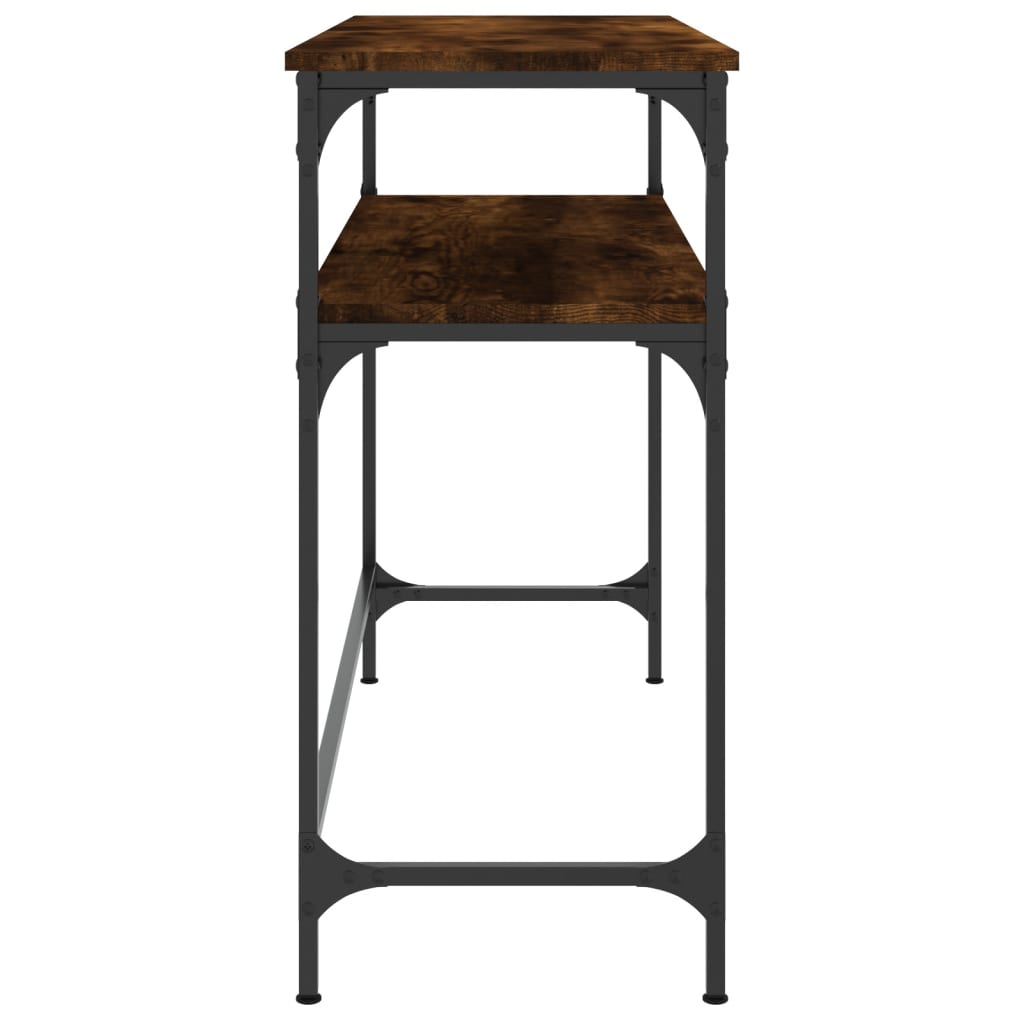 Konsolbord røget eg 100x35,5x75 cm træmateriale