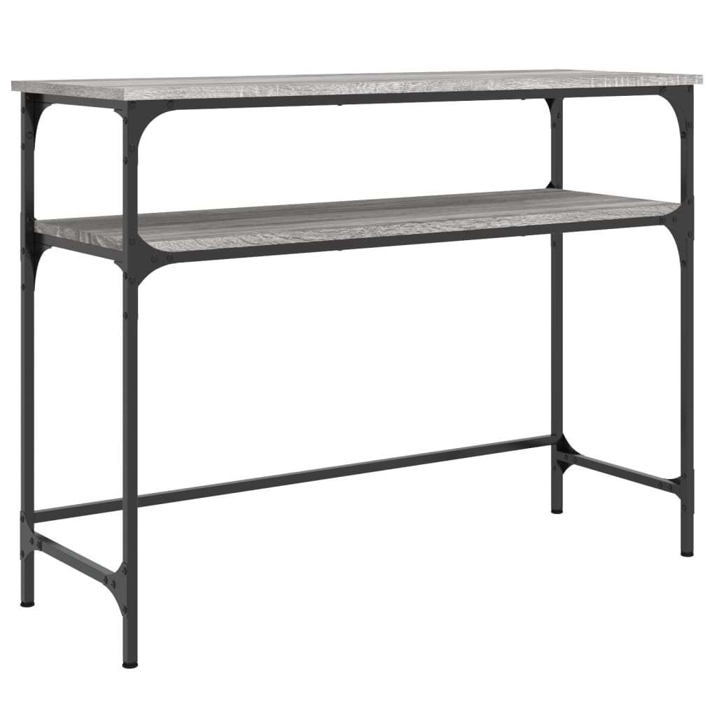 Konsolbord Grå Sonoma 100x35,5x75 cm Træmateriale