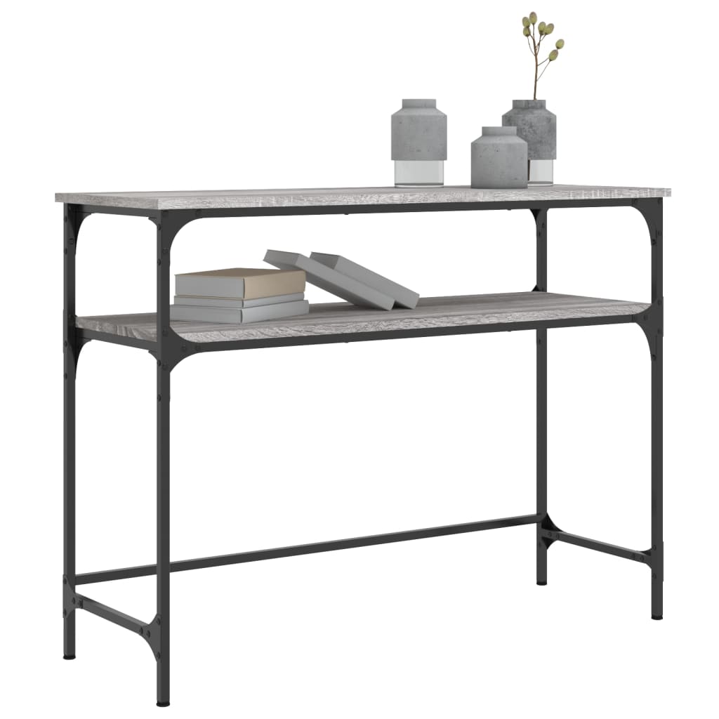 Konsolbord Grå Sonoma 100x35,5x75 cm Træmateriale