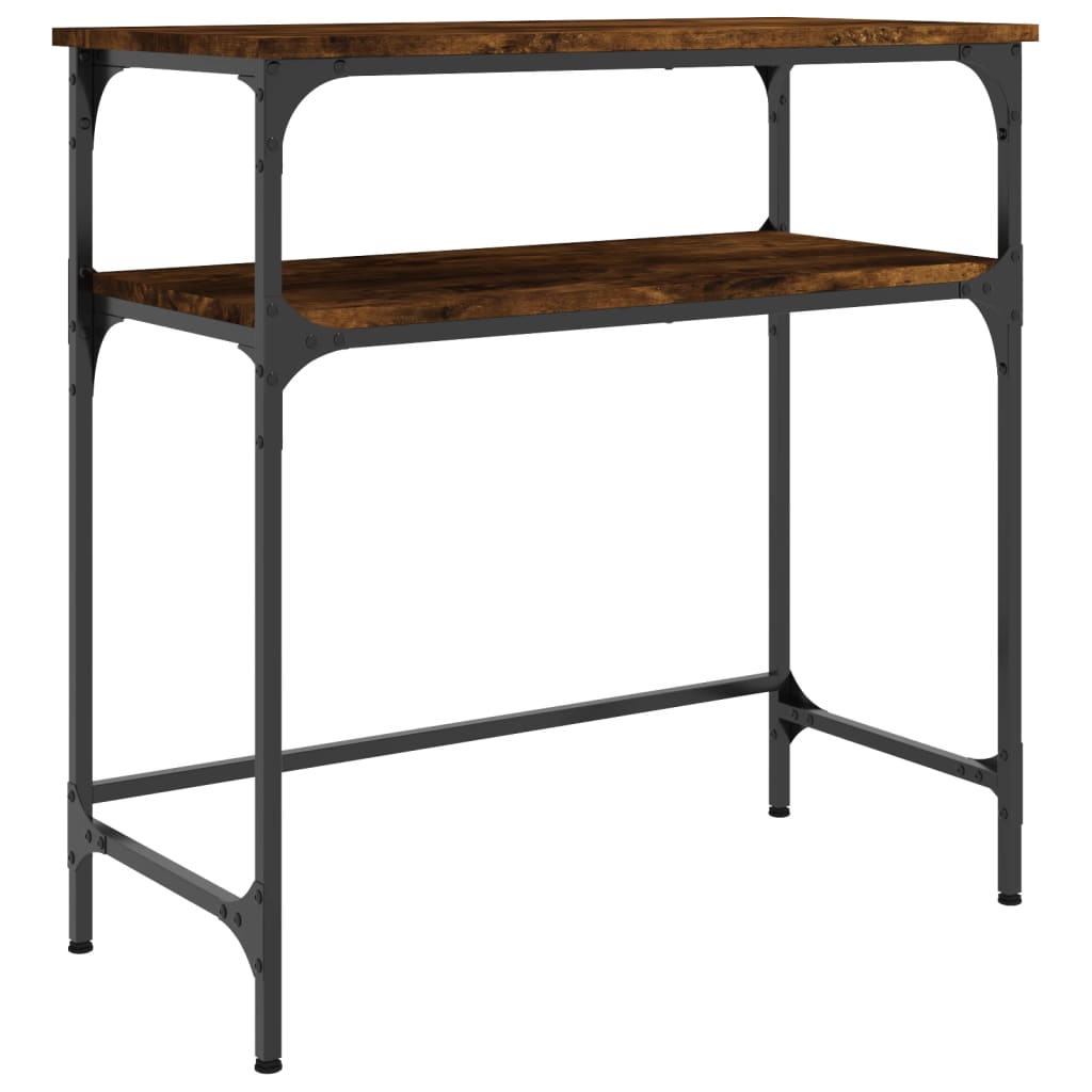 Konsolbord røget eg 75x35,5x75 cm træmateriale