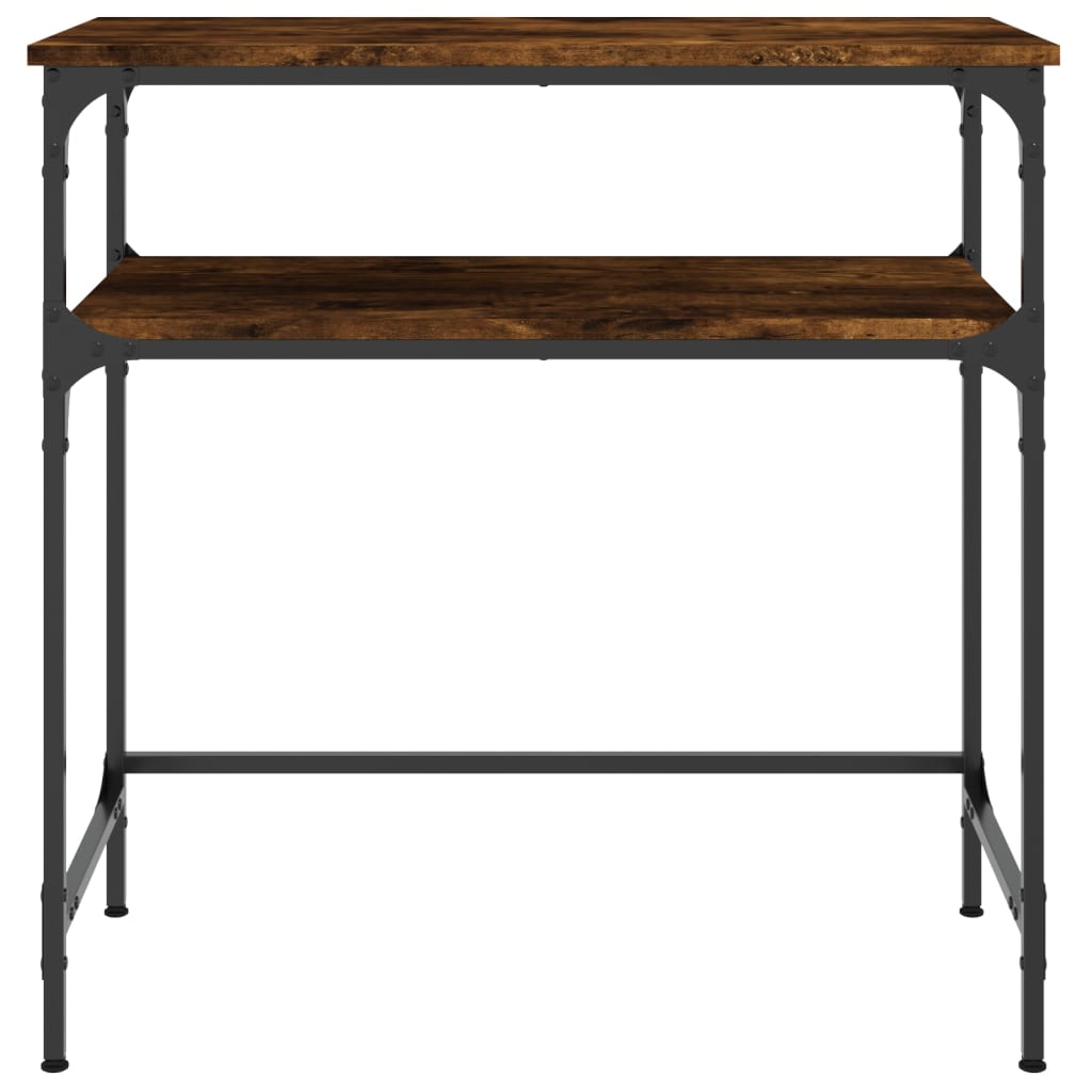 Konsolbord røget eg 75x35,5x75 cm træmateriale