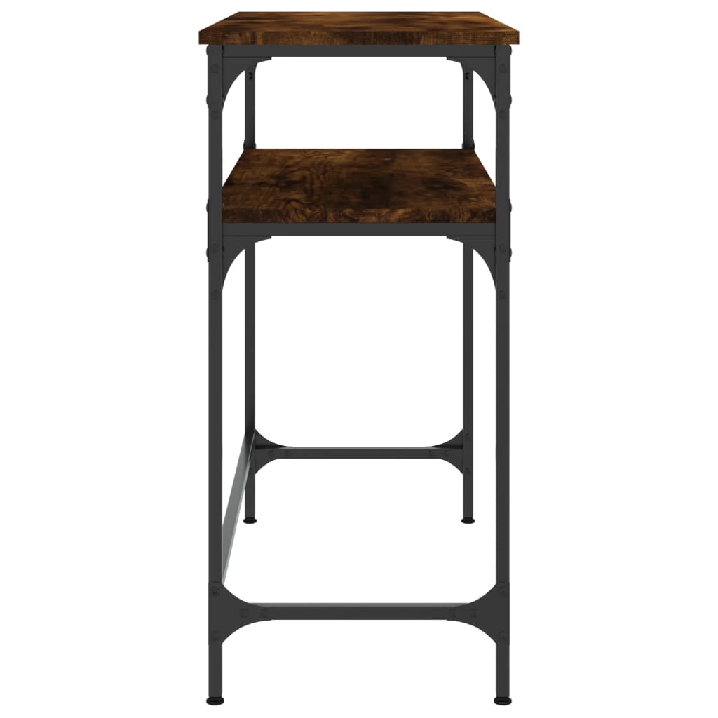 Konsolbord røget eg 75x35,5x75 cm træmateriale