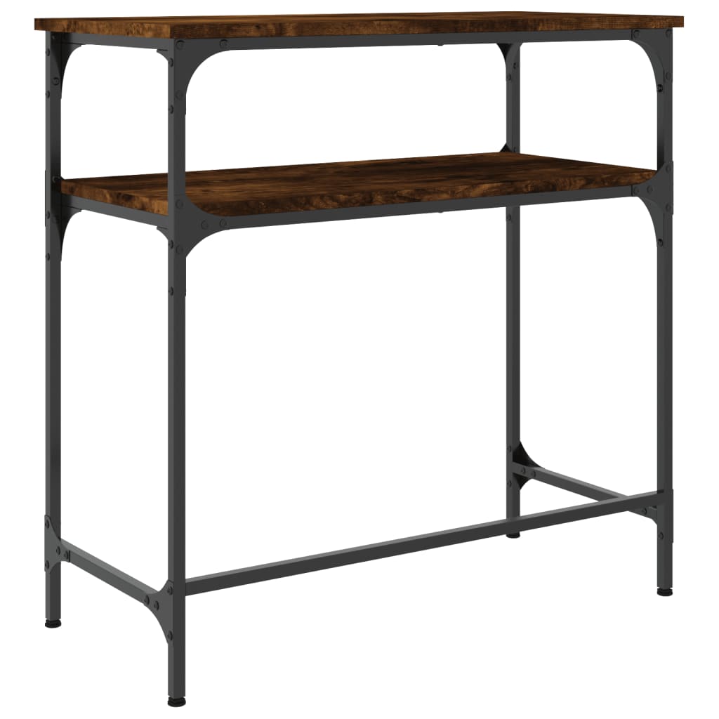 Konsolbord røget eg 75x35,5x75 cm træmateriale