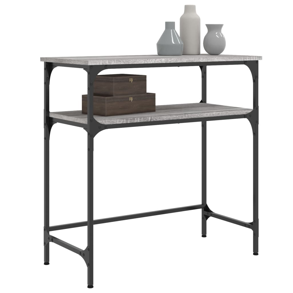 Konsolbord Grå Sonoma 75x35,5x75 cm Træmateriale