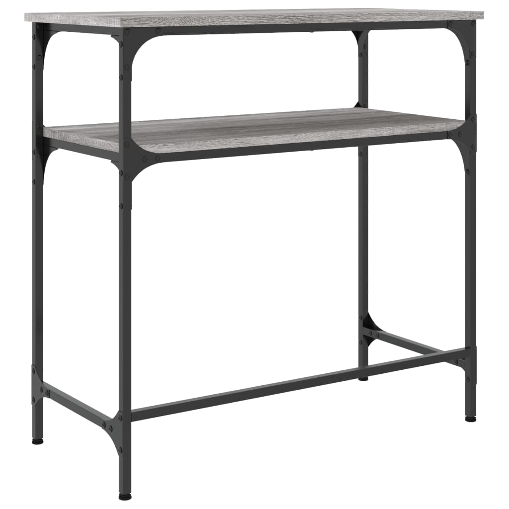 Konsolbord Grå Sonoma 75x35,5x75 cm Træmateriale
