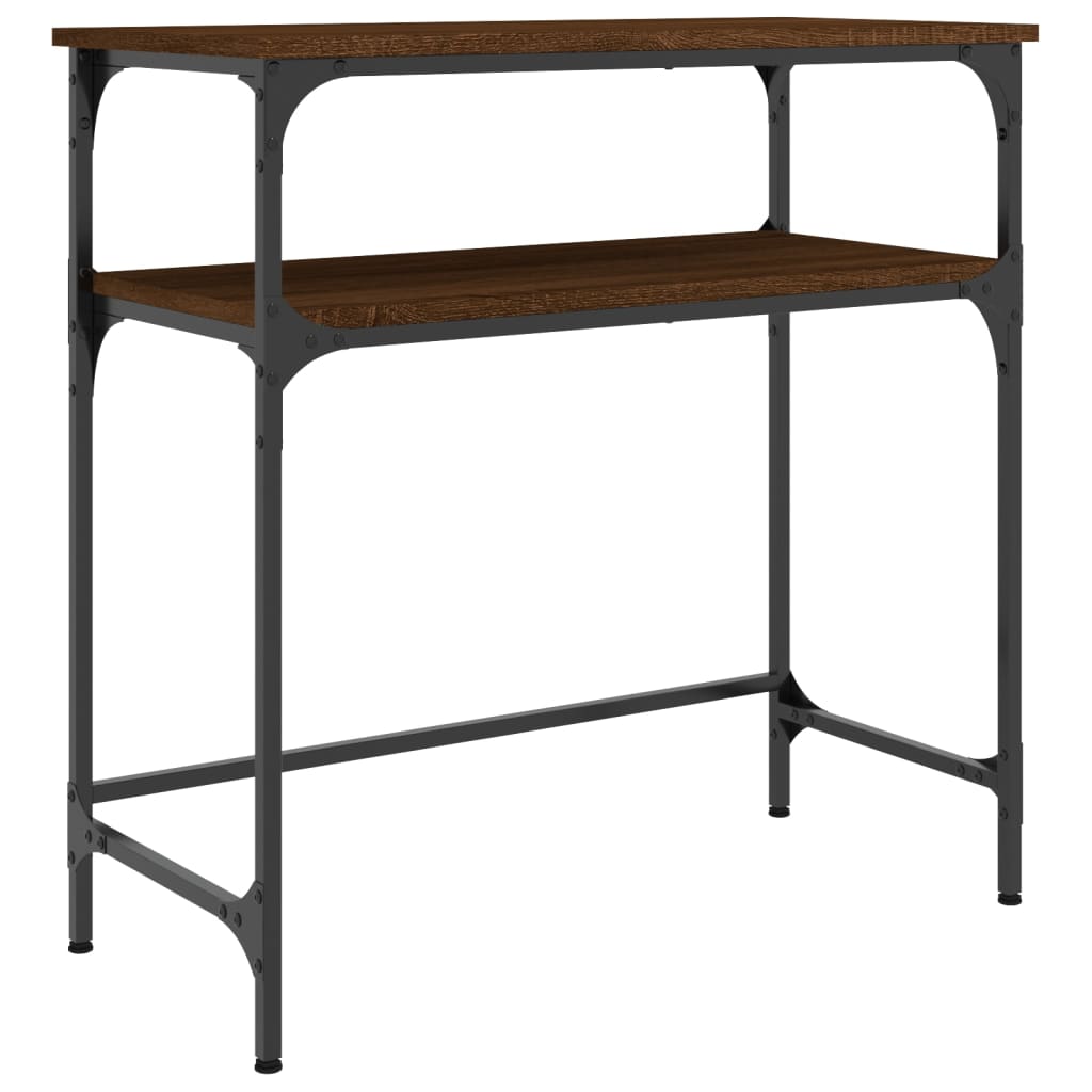 Konsolbord Brun Eg Look 75x35,5x75 cm Træmateriale