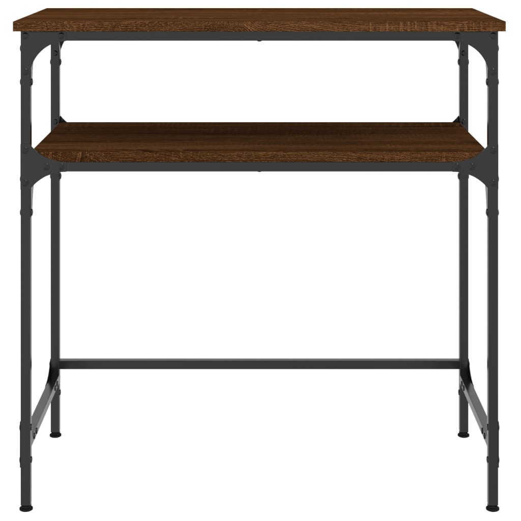 Konsolbord Brun Eg Look 75x35,5x75 cm Træmateriale