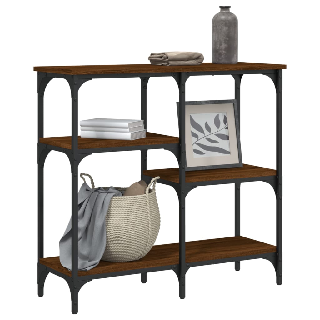 Konsolbord Brun Eg Look 80x29x75 cm Træmateriale