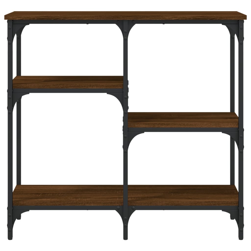 Konsolbord Brun Eg Look 80x29x75 cm Træmateriale