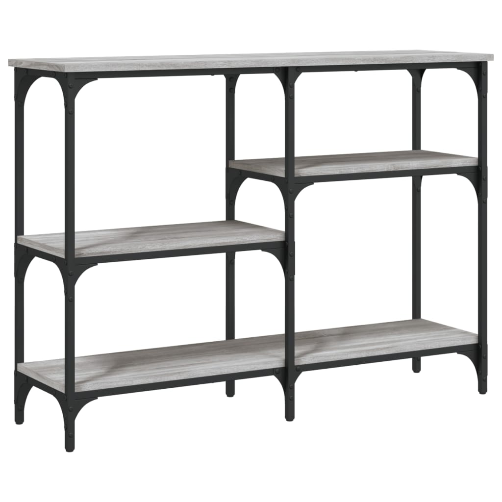 Konsolbord Grå Sonoma 102x29x75 cm Træmateriale
