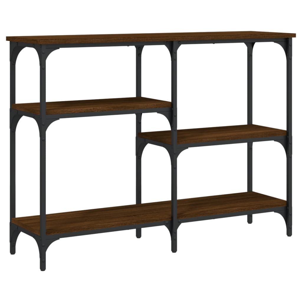 Konsolbord Brun Eg Look 102x29x75 cm Træmateriale