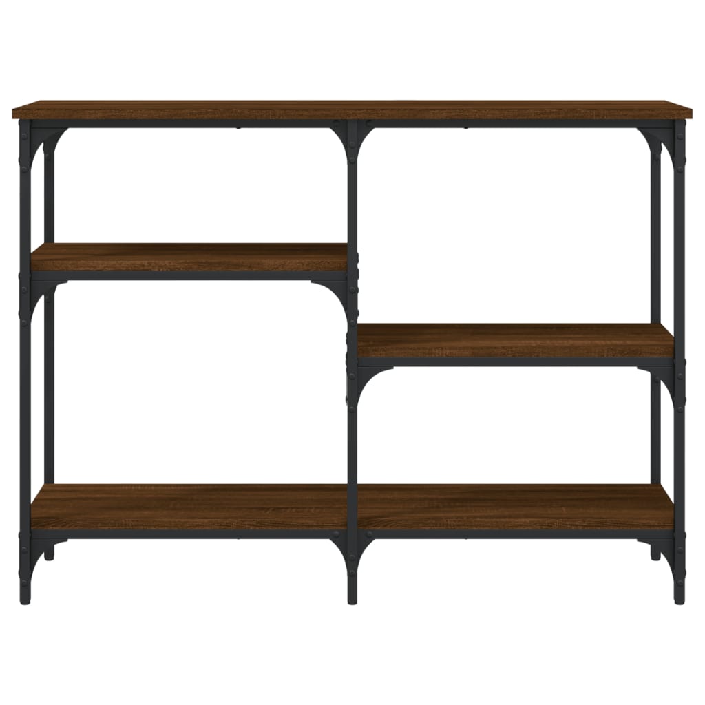 Konsolbord Brun Eg Look 102x29x75 cm Træmateriale